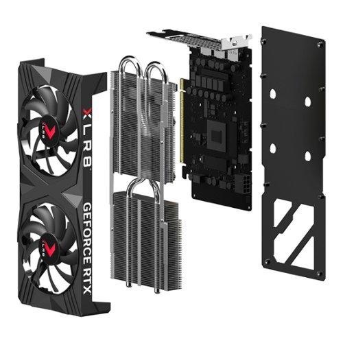 PNY NVIDIA GeForce RTX 4060 Ti 8GB OC GDDR6 PCIe Gen 4 x16 Graphics Card with Dual Fan - Black BUY IN MIDDLE EAST