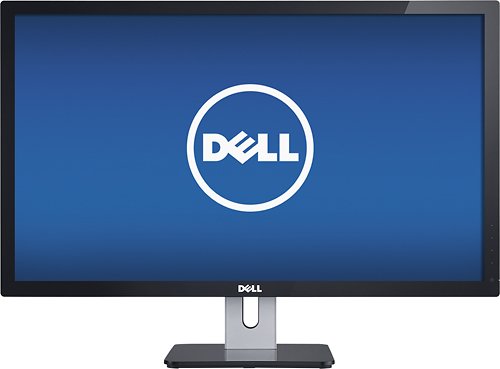 Dell - 27&quot; Widescreen Flat-Panel IPS LED HD Monitor - Black