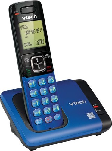  VTech - CS6619-15 DECT 6.0 Expandable Cordless Phone - Blue