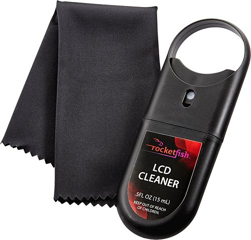  Rocketfish™ - Mini LCD Screen Cleaner and Microfiber Cleaning Cloth - Multi