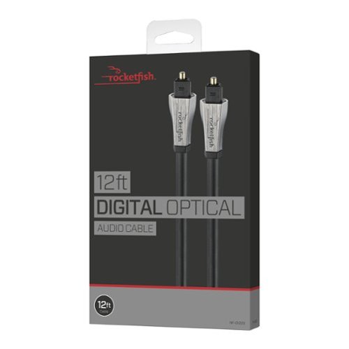 Rocketfish™ 12' Toslink Optical Audio Cable - Black HOW TO BUY
