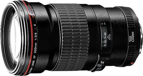 Canon EF 200mm f/2.8L II USM Telephoto Lens - Black WORLDWIDE DELIVERY