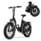 HiBoy - EX6F Foldable Electric Bike w/ 75 mi Max Operating Range & 25 mph Max Speed - 67.7*24.2*50.8 - Black-Angle_Standard