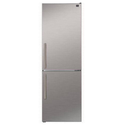 Forno Appliances - Custodia 10.3 Cu. Ft. 24" Bottom Freezer Refrigerator with Right-Hinge Door and Total No Frost - Stainless Steel