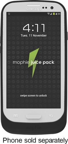  mophie - juice pack air Charging Case for Samsung Galaxy S III Cell Phones - Black