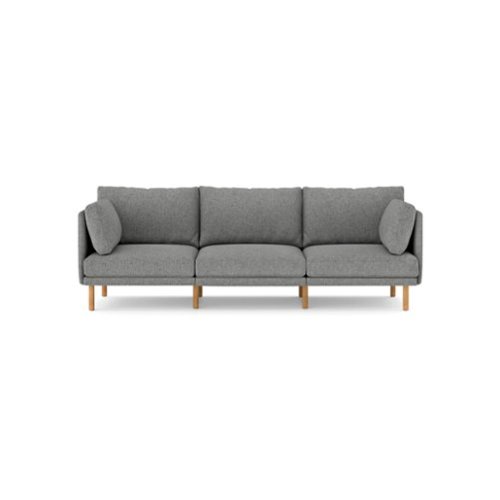 Burrow - Modern Field 3-Seat Sofa with Attachable Ottoman