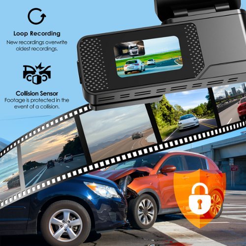 Rexing C2 – 2K Front + 1080p Rear Dash Cam with Wi-Fi - Black WHERE TO BUY