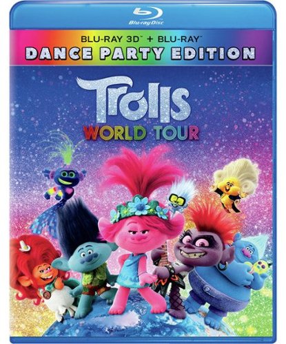  Trolls: World Tour [3D] [Blu-ray] [Blu-ray/Blu-ray 3D] [2020]