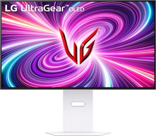 LG - UltraGear 32" OLED Dual Mode (4K UHD 240Hz,FHD 480Hz), 0.03ms NVIDIA G-SYNC Compatible, AMD Freesync Pro Gaming Monitor - White
