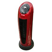 Optimus H-7328 Portable 22" Oscillating Tower Heater with Digital Temperature Readout and Remote Control