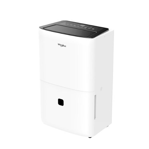  Whirlpool - 50 Pint 3000 Sq. Ft 14.8 quart Energy Star Certified Dehumidifier - White