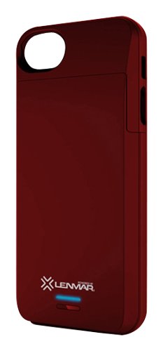  Lenmar - Meridian External Battery Case for Apple iPhone 5 and 5s - Red