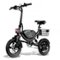 Windhorse - W3 Electric Bike Lightweight Powerful Commuter with 450W Motor 40-Mile Max Range 18 MPH - Black-Front_Standard
