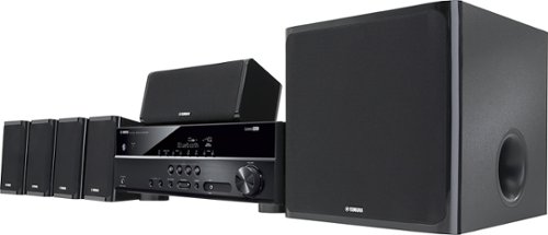  Yamaha - 650W 5.1-Channel 3D Home Theater System - Black