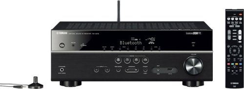  Yamaha - 700W 5.1-Ch. Network-Ready 4K Ultra HD and 3D Pass-Through A/V Home Theater Receiver - Black
