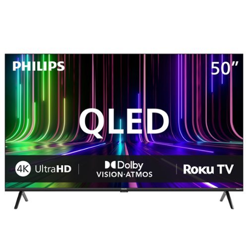 Philips - 50" Class 7900 Series QLED 4K UHD Smart Roku TV-Front_Standard 