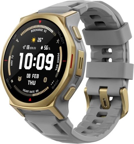 Amazfit - T-Rex 3 Pro Smartwatch 44mm Silicone - Arctic Gold - (2025)-Front_Standard 