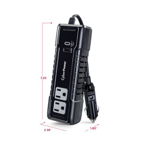 CyberPower M175XUC 175 W Power Inverter - Black WHERE TO BUY