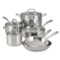 Tramontina - 10PC Tri-Ply Clad Cookware Set - Silver-Angle_Standard