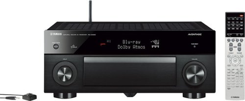  Yamaha - AVENTAGE 770W 7.2-Ch. Network-Ready 4K Ultra HD and 3D Pass-Through A/V Home Theater Receiver - Black