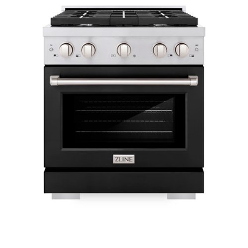 ZLINE - 30" Paramount Dual Fuel Range with 4 Burners and Convection Oven (SDR-BLM-30) - White-Front_Standard 