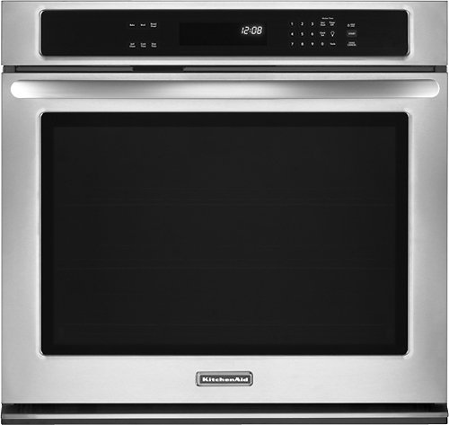  KitchenAid - 30&quot; Built-In Single Electric Wall Oven - Stainless steel