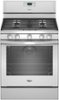 Whirlpool - 30" Self-Cleaning Freestanding Gas Convection Range - White-Front_Standard 