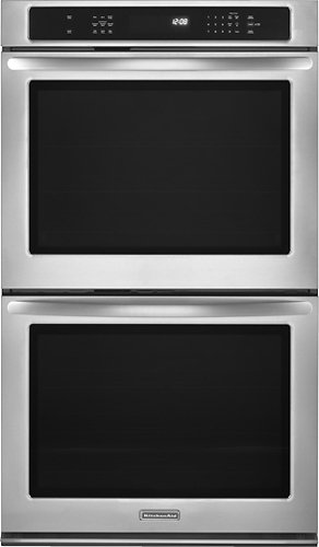 KitchenAid - 30&quot; Built-In Double Electric Convection Wall Oven - Stainless steel