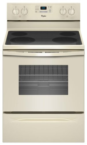  Whirlpool - 5.3 Cu. Ft. Self-Cleaning Freestanding Electric Range - Biscuit-on-Biscuit