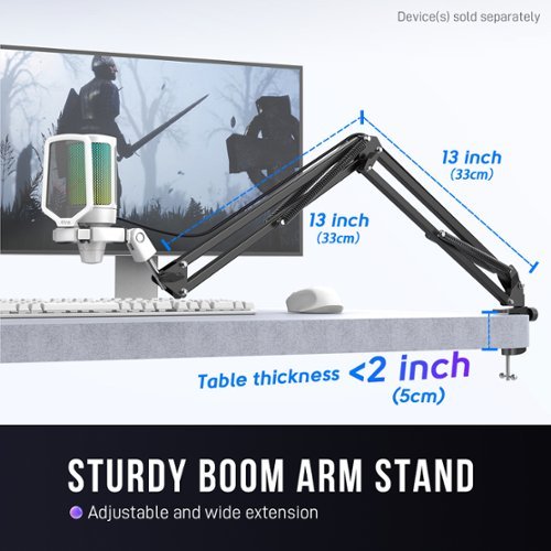 FIFINE Gaming Microphone and Stand Bundle - USB Cardioid Condenser with RGB WHERE TO BUY