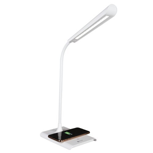 OttLite Power Up LED Desk Lamp with Wireless Charging - White BUY IN SINGAPORE