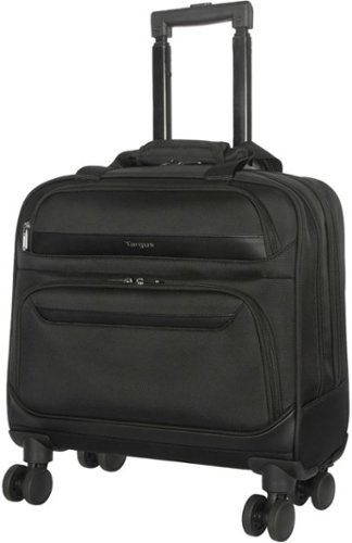 Targus 16 4-Wheel Rolling Laptop Case - Black GLOBAL SHIPPING