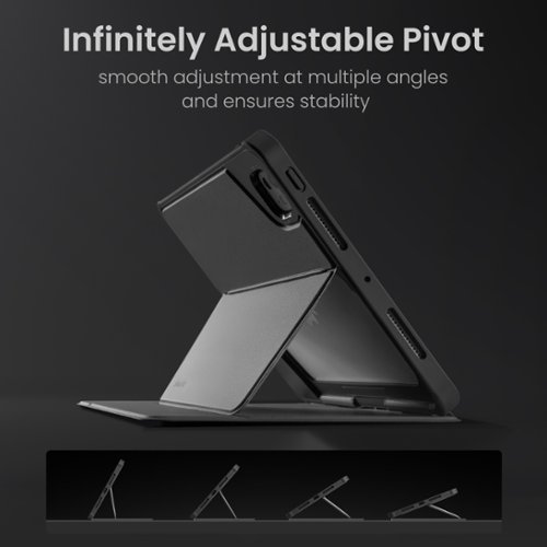 tomtoc  Inspire-Pivot Case for iPad Pro 11 Inch (M4) 2024 - Black GLOBAL SHIPPING