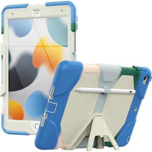 SaharaCase SpLaSh Series Case for Apple iPad 10.2 (7th, 8th and 9th Gen 2021) - Blue GLOBAL SHIPPING