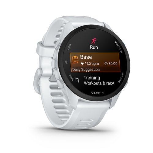 Garmin Forerunner 70 GPS Smartwatch 43 mm Fiber-Reinforced polymer - Whitestone - (2026) SHOP ONLINE