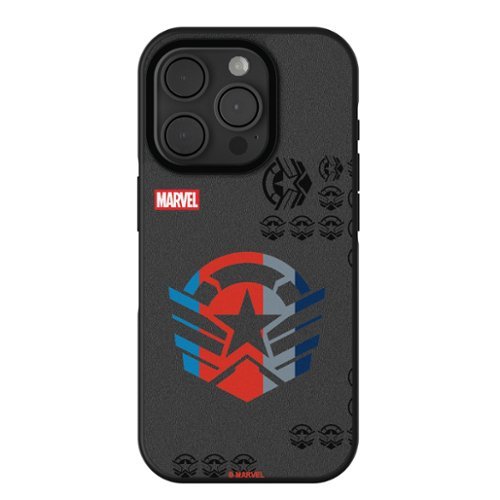 Keyscaper - Marvel Sigil Bump Phone Case - Apple iPhone 16 Pro Max - Sam Wilson Captain America-Front_Standard 