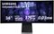 Samsung - 34" Odyssey OLED G8 Curved WQHD FreeSync Premium Pro Smart Gaming Monitor with HDR400, (Micro DP, Micro HDMI, USB) - Silver-Front_Standard 