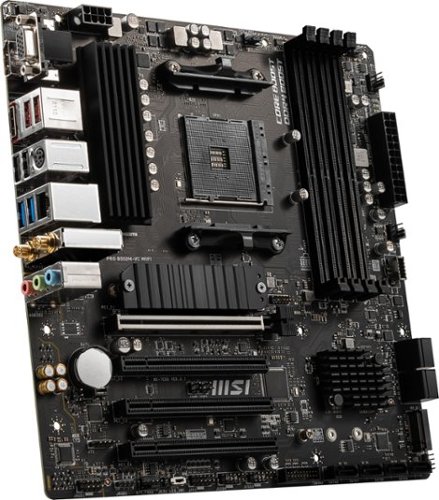 MSI PRO B550M-VC WIFI (Socket AM4) AMD B550 MATX DDR4 Wi-Fi 6E Motherboard - Black WORLDWIDE DELIVERY