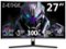 Z Z-Edge - 27 inch 1080P Full HD 1920 x 1080 300Hz 1ms Curved Gaming Monitor - Black-Front_Standard