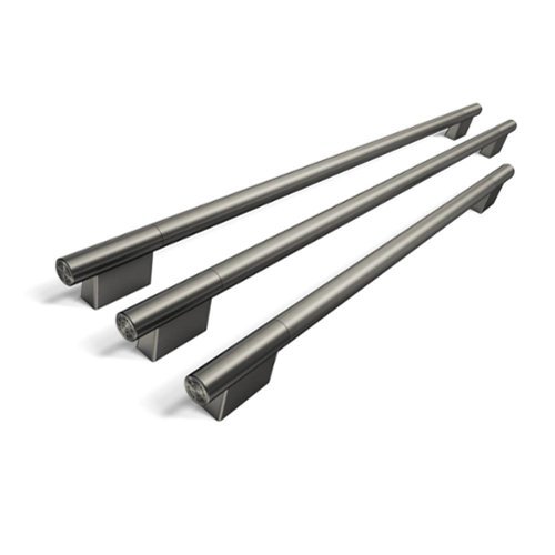 KitchenAid - Handle Hardware Accessory Kit for 36" Built-In French Door Bottom Mount Refrigerator - Black Ore