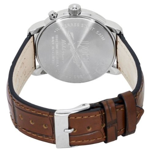 Zeppelin Jahre Mediterranee Moonphase Leather Strap DIal Quartz