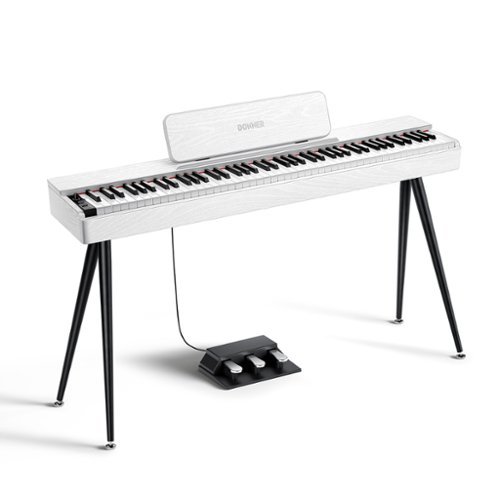 Donner music - Donner OURA S100 Home Digital Piano white-Front_Standard 