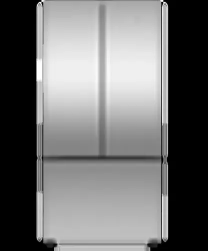 Front. Fisher & Paykel - 18 cu. Ft. Smart French Door Refrigerator with Ice - Stainless Steel.