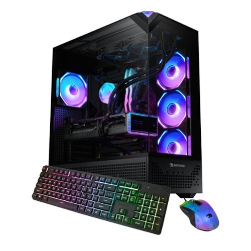 iBUYPOWER - Element Pro Gaming Desktop PC-Intel Core i9 14900KF,NVIDIA GeForce RTX 5070 12GB,32GB DDR5 RGB,2TB NVMe SSD - Black