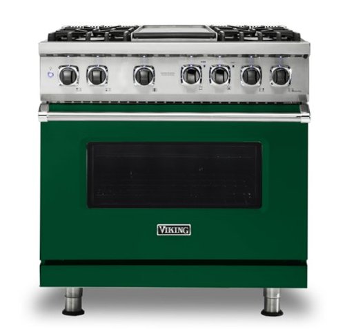 Viking - 36-Inch Dual Fuel Freestanding Range - Ivy-Front_Standard 