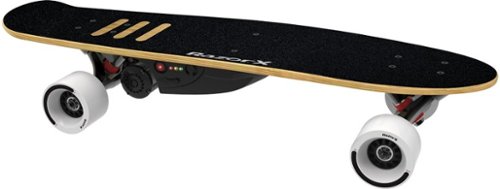 Razor - X Electric Skateboard Cruiser - Wood-Front_Standard 