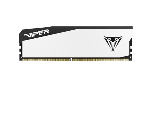 Patriot - Viper Elite 5 16GB 288-Pin PC RAM DDR5 6000 CL30(PC5 48000) Hynix Desktop Memory Model VEB516G6030W - White-Front_Standard 