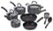 T-Fal - Ultimate Hard Anodized Nonstick 12-Piece Cookware Set - Gray-Angle_Standard