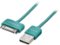 Dynex™ - 3' USB-to-Apple® 30-Pin Charge-and-Sync Cable - Green-Front_Standard