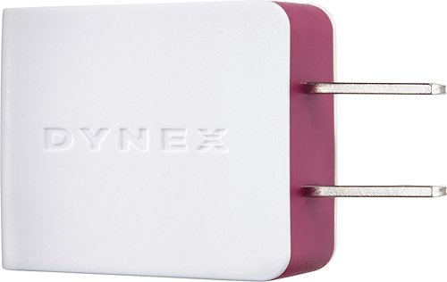  Dynex™ - USB Wall Charger - Ruby